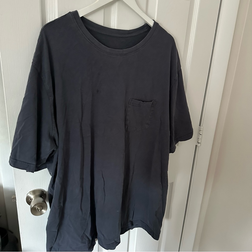 Men's Navy Blue Short Sleeve Shirt